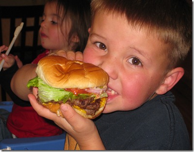 9.5.11 Isaac eats a burger (1)